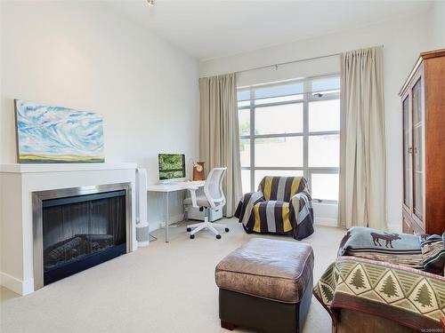 415-797 Tyee Rd, Victoria, BC - Indoor With Fireplace