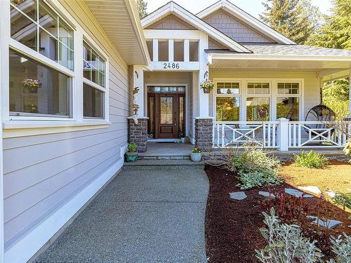 2486 Glendoik Way, Mill Bay, BC - Outdoor With Deck Patio Veranda With Facade