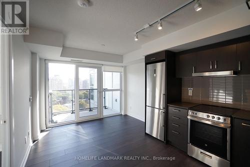 1512 - 219 Dundas Street E, Toronto, ON - Indoor Photo Showing Kitchen With Stainless Steel Kitchen