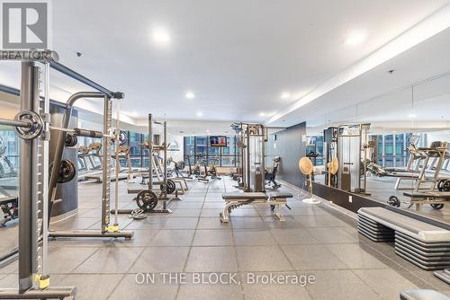 #305 -219 Fort York Blvd, Toronto, ON - Indoor Photo Showing Gym Room