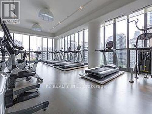#1405 -101 Charles St E, Toronto, ON - Indoor Photo Showing Gym Room