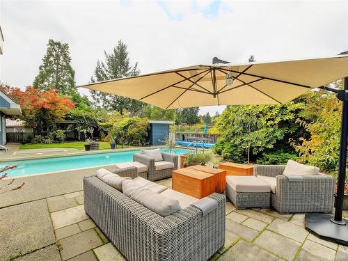 6466 Oldfield Rd, Central Saanich, BC - Outdoor With In Ground Pool With Deck Patio Veranda