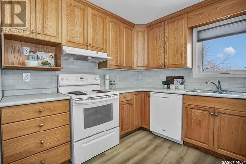 104 1850 Main Street, Saskatoon, SK - Indoor Photo Showing Kitchen With Double Sink