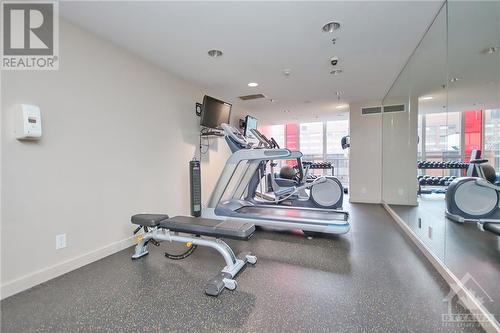 324 Laurier Avenue W Unit#1708, Ottawa, ON - Indoor Photo Showing Gym Room