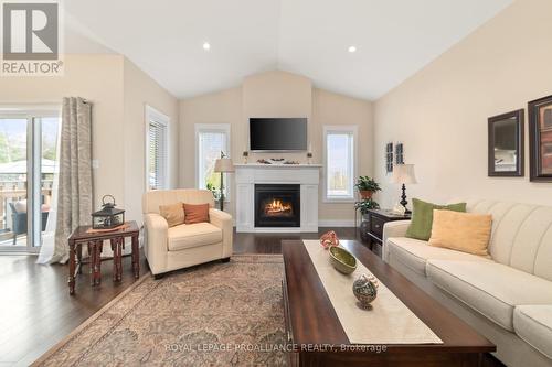26 Rowan Place, Quinte West, ON - Indoor Photo Showing Living Room With Fireplace