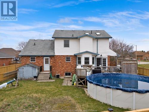 186 Terra Lou, Belle River, ON - Outdoor With Above Ground Pool
