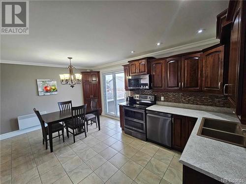 543 Principale, Beresford, NB - Indoor Photo Showing Kitchen With Double Sink