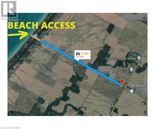 Beach Access - Concession 8 - Pt Lt 36 8 Concession, Huron-Kinloss, ON 