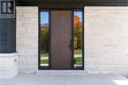 Oversized custom main door - 147 Blue Jay Crescent, Grey Highlands, ON - Outdoor