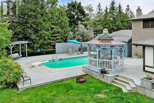 13 Linn Road, Caledon, ON - Outdoor With In Ground Pool With Deck Patio Veranda With Backyard