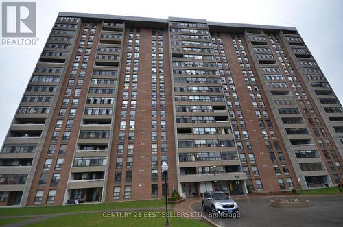 1407 - 25 Kensington Road, Brampton, ON - Outdoor With Balcony With Facade