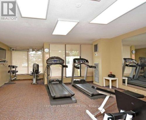 #1407 -25 Kensington Rd, Brampton, ON - Indoor Photo Showing Gym Room