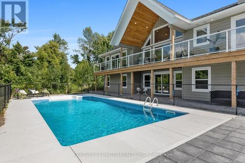 1470 Pebble Beach Rd, Smith-Ennismore-Lakefield, ON - Outdoor With In Ground Pool With Balcony