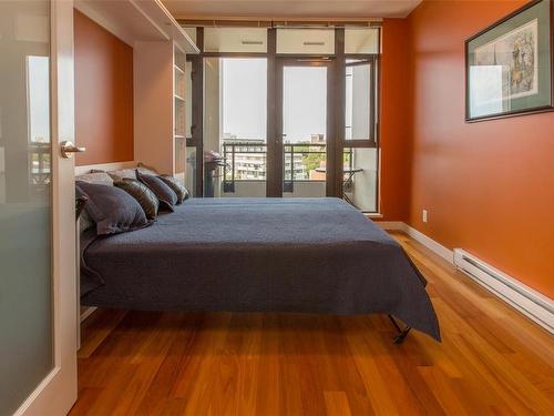 1501-788 Humboldt St, Victoria, BC - Indoor Photo Showing Bedroom