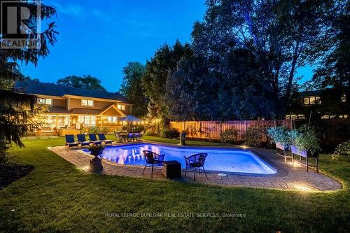 3011 Lakeshore Rd, Burlington, ON - Outdoor With In Ground Pool With Backyard