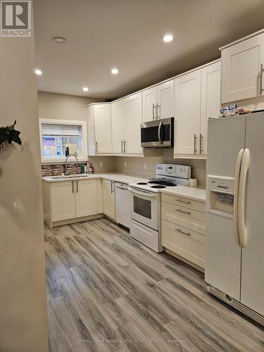 390 Cannon Street E, Hamilton, ON - Indoor Photo Showing Kitchen With Double Sink