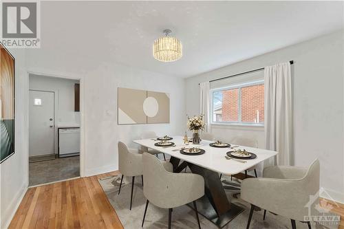 Photo Virtually Staged - 230 Holland Avenue, Ottawa, ON - Indoor Photo Showing Dining Room