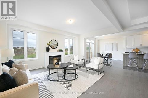 32 Bavenden Cres, Brampton, ON - Indoor Photo Showing Living Room With Fireplace