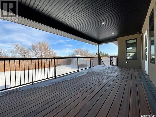4613 Skinner Crescent, Regina, SK - Outdoor With Deck Patio Veranda With Exterior