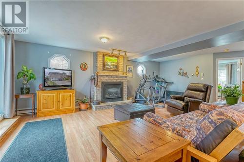 1331 Paquette Street, Sudbury, ON - Indoor Photo Showing Living Room With Fireplace