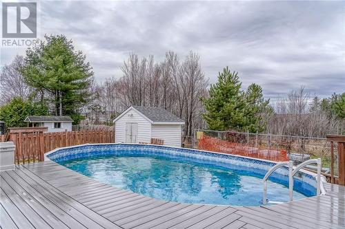 1331 Paquette Street, Sudbury, ON - Outdoor With Above Ground Pool With Deck Patio Veranda
