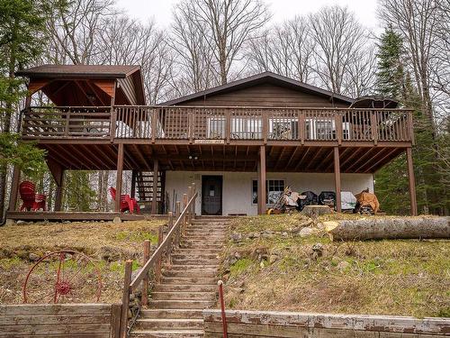 FaÃ§ade - 449 Ch. Birchwood, Saint-Sauveur, QC - Outdoor With Deck Patio Veranda