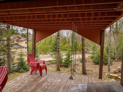 ExtÃ©rieur - 449 Ch. Birchwood, Saint-Sauveur, QC - Outdoor With Deck Patio Veranda With Exterior