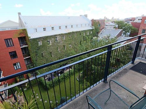 Balcony - 503-312 Rue Le Royer E., Montréal (Ville-Marie), QC - Outdoor With Balcony With Exterior