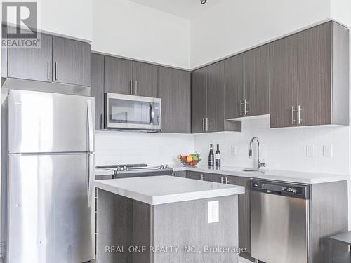 307 - 3600 Highway 7 Road, Vaughan, ON - Indoor Photo Showing Kitchen With Upgraded Kitchen