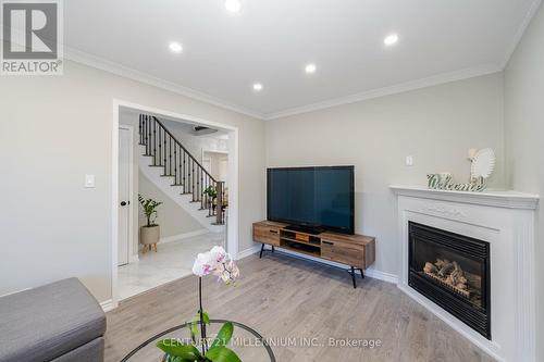 79 Letty Ave, Brampton, ON - Indoor Photo Showing Living Room With Fireplace