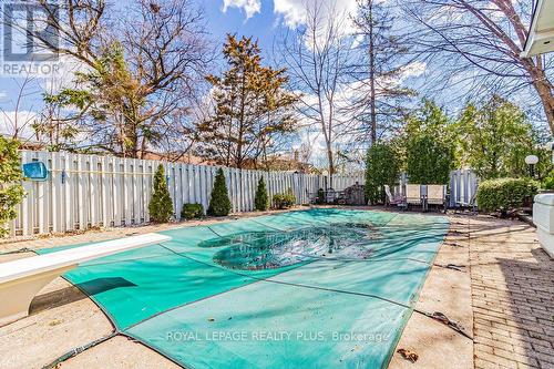 3551 Burningelm Cres, Mississauga, ON - Outdoor With In Ground Pool With Backyard