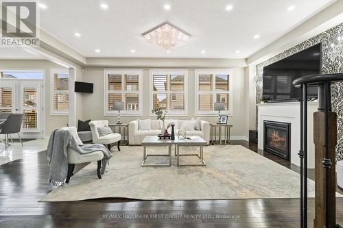 29 Darlet Ave, Ajax, ON - Indoor Photo Showing Living Room With Fireplace