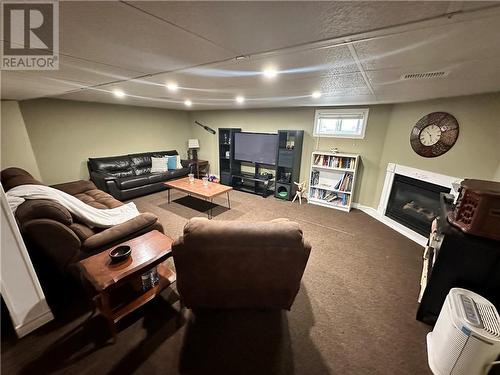 346 Thirteenth Street, Cornwall, ON - Indoor Photo Showing Basement With Fireplace