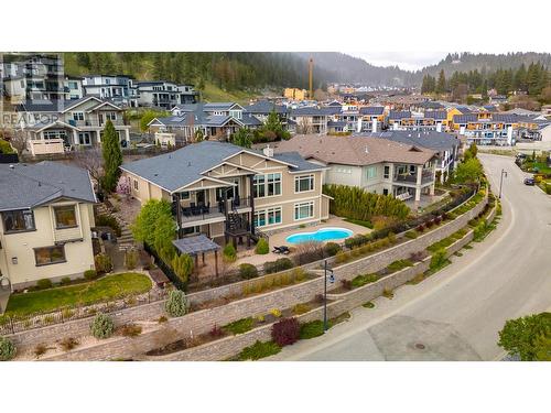 732 Traditions Crescent, Kelowna, BC - Outdoor With In Ground Pool With View