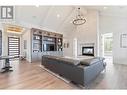 7500 Mclennan Road, Vernon, BC  - Indoor Photo Showing Living Room With Fireplace 