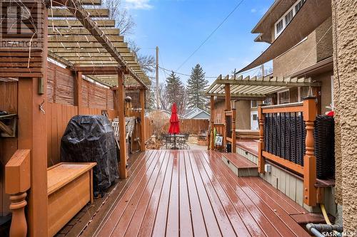 160 Connaught Crescent, Regina, SK - Outdoor With Deck Patio Veranda With Exterior