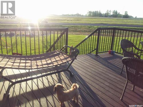 18 Mckenzie Landing, White City, SK - Outdoor With Deck Patio Veranda With View