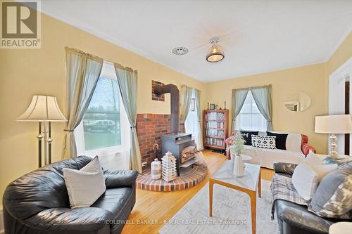 50 Toronto Street, Cramahe, ON - Indoor Photo Showing Living Room With Fireplace