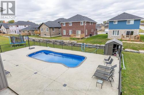 44 Albine St, Asphodel-Norwood, ON - Outdoor With In Ground Pool With Deck Patio Veranda With Backyard