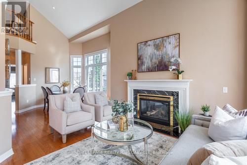 2236 Turnberry Rd, Burlington, ON - Indoor Photo Showing Living Room With Fireplace