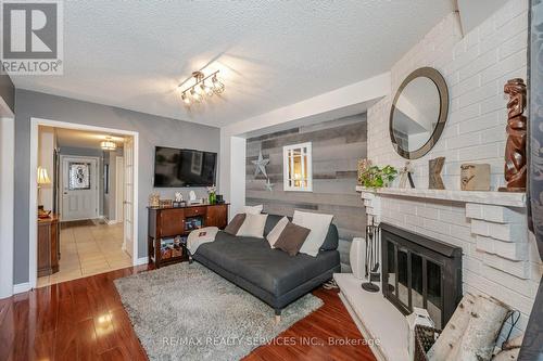 57 Dumfries Ave, Brampton, ON - Indoor Photo Showing Living Room With Fireplace