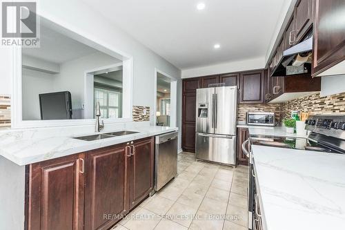 2 Burnstown Circle, Brampton, ON - Indoor Photo Showing Kitchen With Double Sink