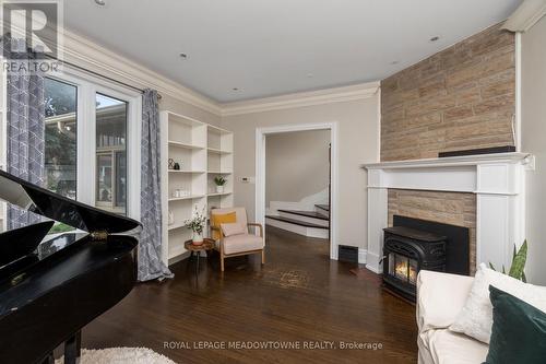 77 Guelph St, Halton Hills, ON - Indoor With Fireplace