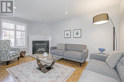 151 Rosanna Cres, Vaughan, ON - Indoor Photo Showing Living Room With Fireplace