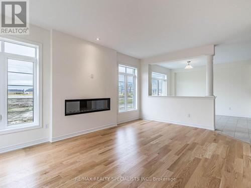 14 Donald Stewart Road, Brampton, ON - Indoor Photo Showing Living Room With Fireplace