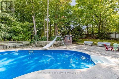 27 Shirley Ave, Barrie, ON - Outdoor With In Ground Pool With Backyard
