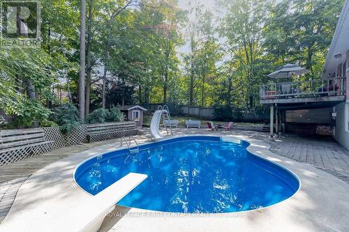 27 Shirley Ave, Barrie, ON - Outdoor With In Ground Pool With Deck Patio Veranda With Backyard