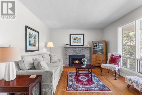 27 Shirley Avenue, Barrie, ON - Indoor Photo Showing Living Room With Fireplace