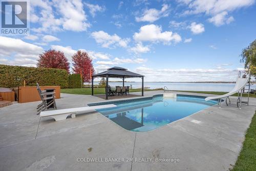 359 Aldred Dr, Scugog, ON - Outdoor With In Ground Pool With View