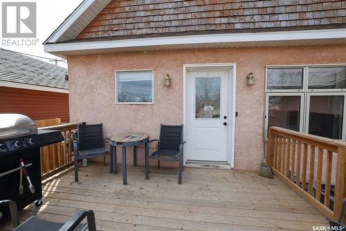 670 Athabasca Street E, Moose Jaw, SK - Outdoor With Deck Patio Veranda With Exterior